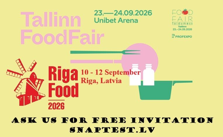 Bezmaksas ielūgumi uz Rīga Food un Tallinn Food fair