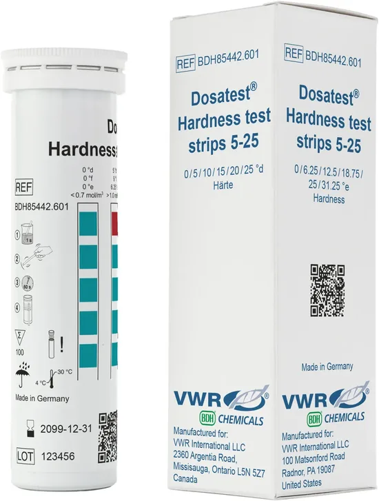 Test strips, water hardness, Dosatest