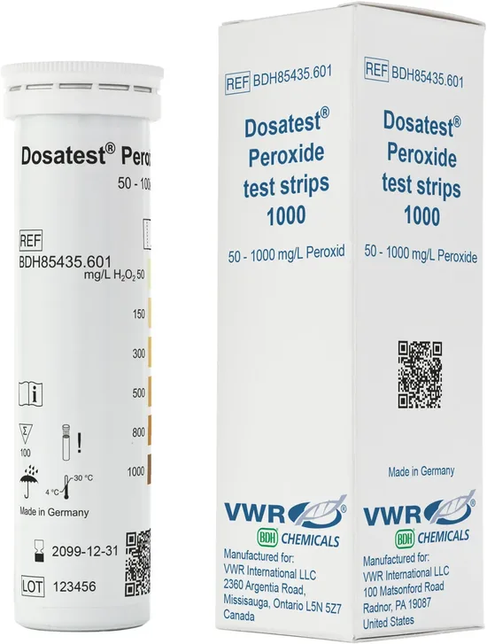 Test strips, peroxide, Dosatest