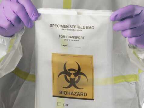 LABPLAS Biohazard Form Bag - Sample Closure